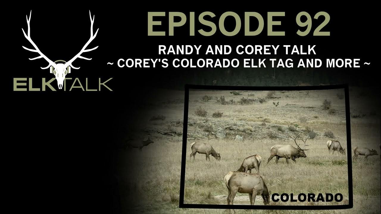 Randy and Corey Talk Corey's Colorado Elk Tag and More (Elk Talk Podcast EP92) YouTube