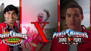 Power Rangers Dino Fury  Dino Charge Team Up  Morph  Roll Call