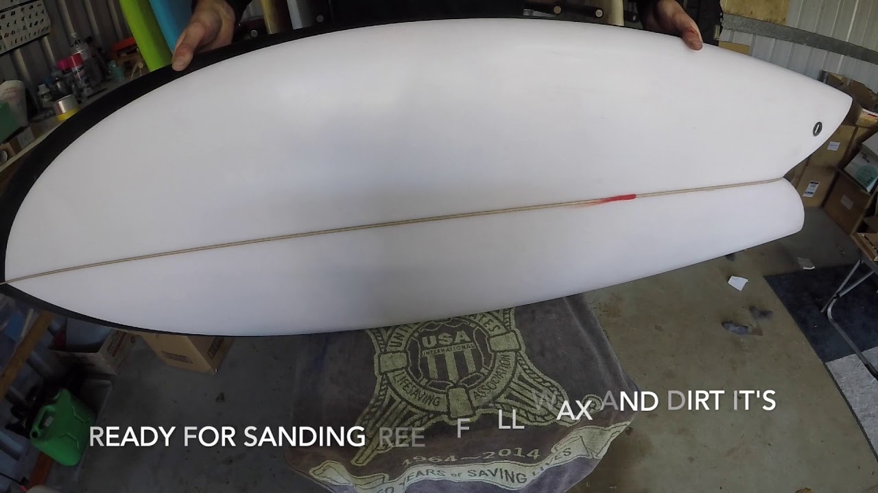 How to Paint A Surfboard (Part 1/3) Preparing the Surfboard for Surfpaints YouTube
