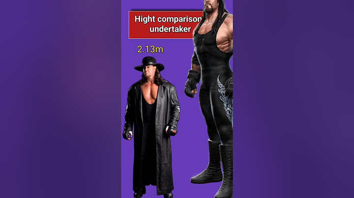 Height Comparison of WWE Wrestler Undertaker with Other WWE Giants: Who Stands Tallest?