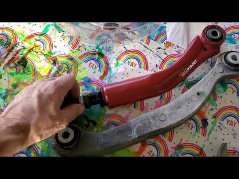TruHart Adjustable rear upper Camber Arm  removal and installation Dodge Challenger