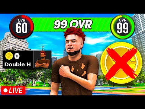 🚨hitting 99 Overall In 60 To 99 Ovr No Money Spent Live - Using The Best Build On Nba 2k26!