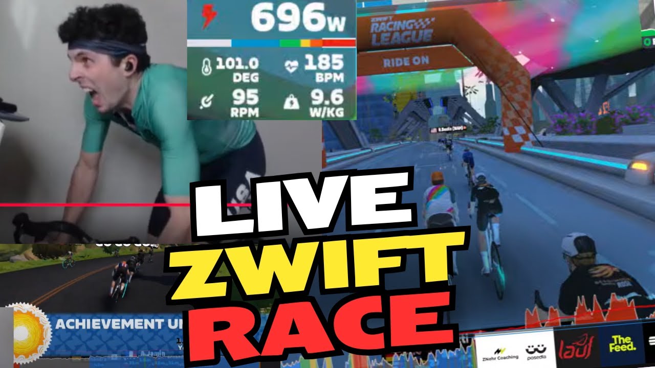 🔴 RACING THE #1 ZWIFTERS IN ZWIFT GAMES | Live Race on Peaky Pave