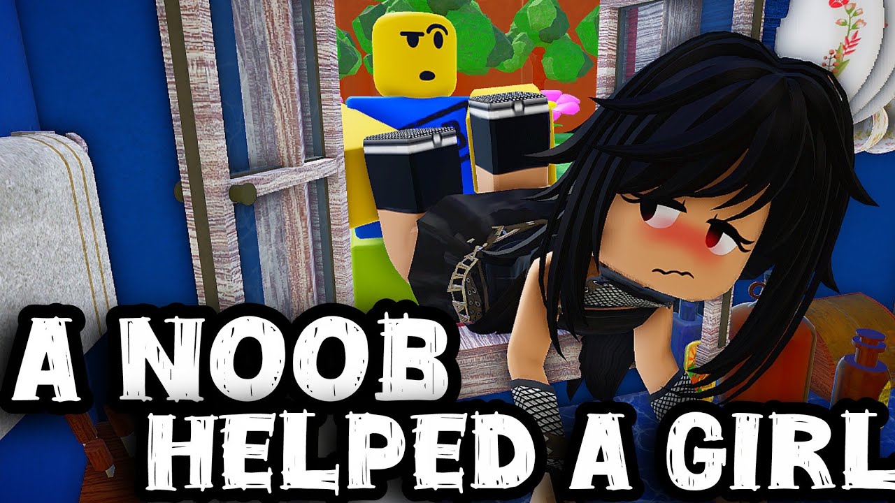 Noob helped the girl #roblox #fart #farting #animation #funny