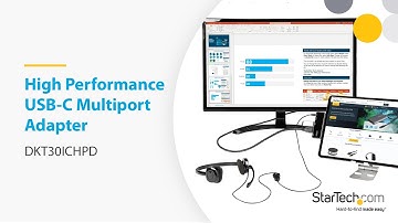 USB-C Multiport Adapter / DKT30ICHPD | StarTech.com