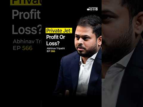 Are Private Jets Profitable? | Abhinav Tripathi  - Raj Shamani #shorts