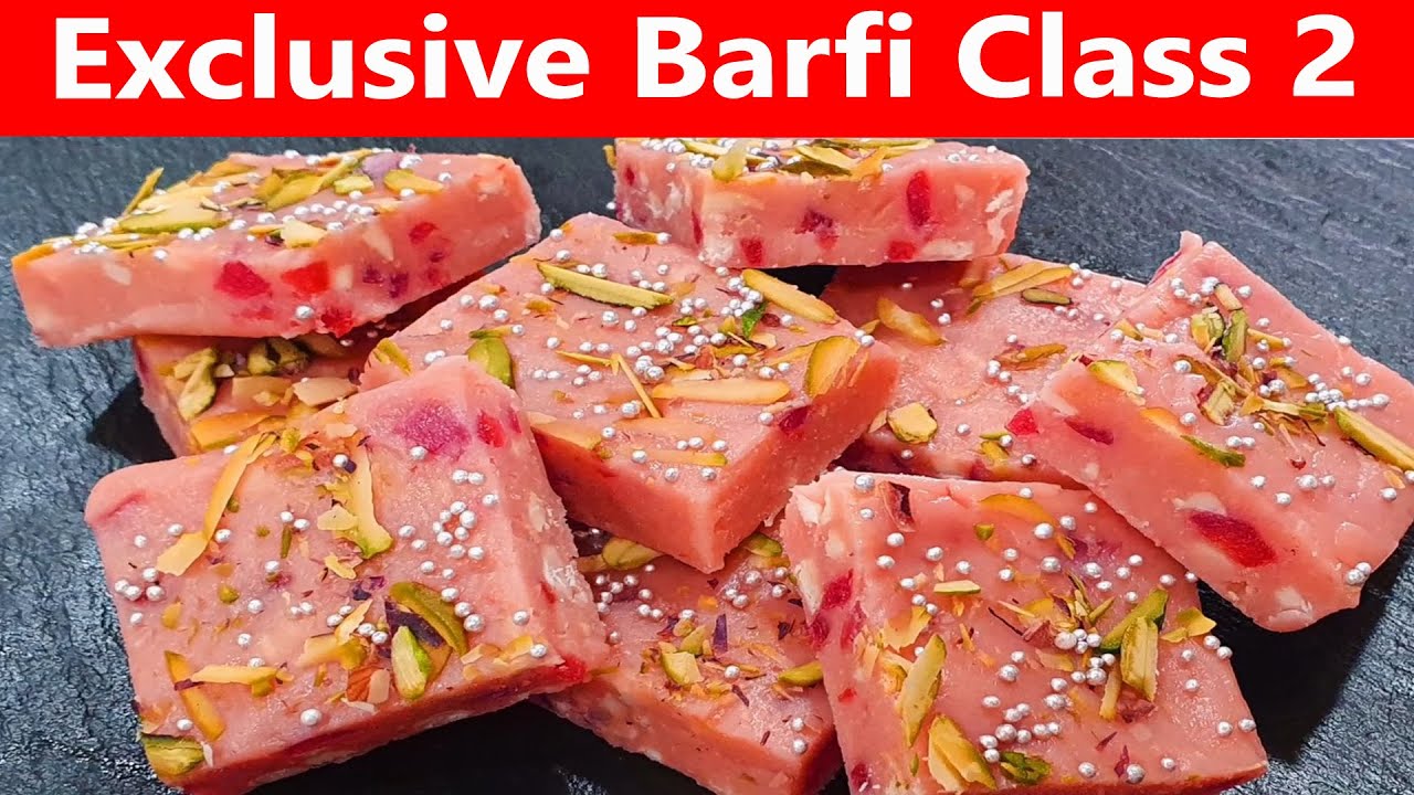 Exclusive Barfi Class 2 | Cherry Cashew Barfi | Manisha Bharani Kitchen