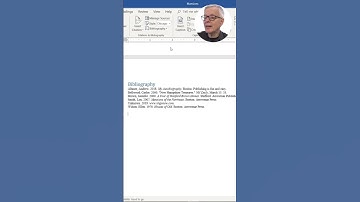 How to Insert a Bibliography in Microsoft Word
