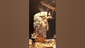 You’ve Entered a World Made of Food! 🍔🍕🍭✨ #AI #MiniWorld #Cute