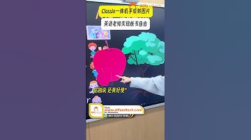 Classin Smart Board in Action | English Teacher Uses Hand Drawing to Create Interactive Lessons ✏️📚