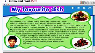 FAMILY AND FRIENDS UNIT 9 My favourite dish
