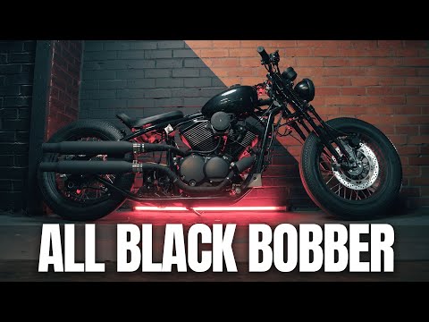 I Blacked out and De-Chrome the CHINESE BOBBER!