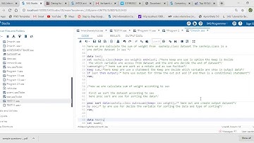 how to calculate sum of  a variable in sas