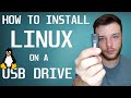 How to Install LINUX on a USB DRIVE!