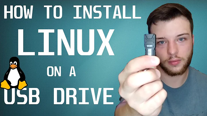 How to Install LINUX on a USB DRIVE!