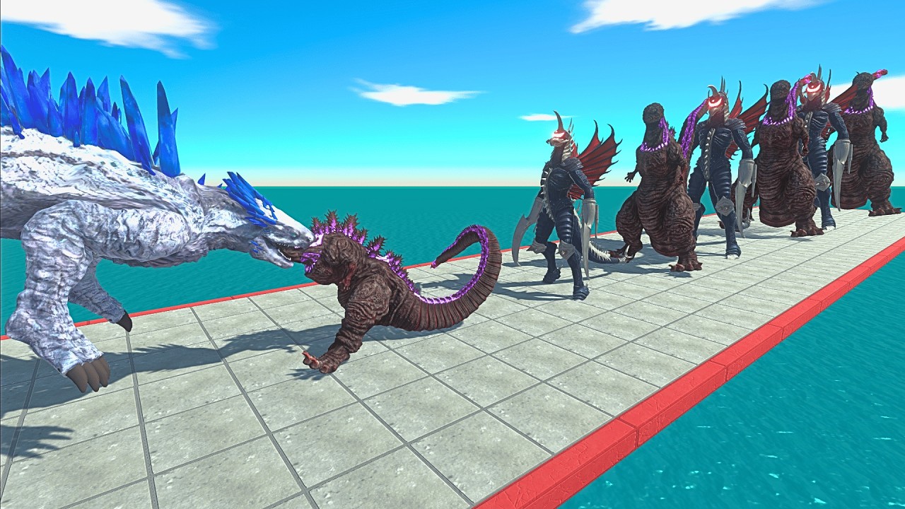 All New Kaiju Monsters vs 10 Levels of New Shin Godzilla and Gigan - Ultimate ARBS Size Comparison