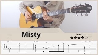 【TAB】Misty - FingerStyle Jazz Guitar ソロギター【タブ】