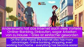 Learn German - a conversation about the internet