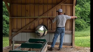 Sawmill shed...what size to build? #sawmill, #sawmillshed, #bandsawmill