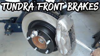 Changing Toyota Tundra Front Brakes in 10 Minutes!