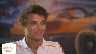 Mr and Mr. Lando Norris and Carlos Sainz