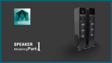 Speaker Modeling in  #3D Maya part-1