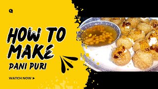 Pani puri recipe || Puchka || Golgappa recipe || Easy and simple recipe