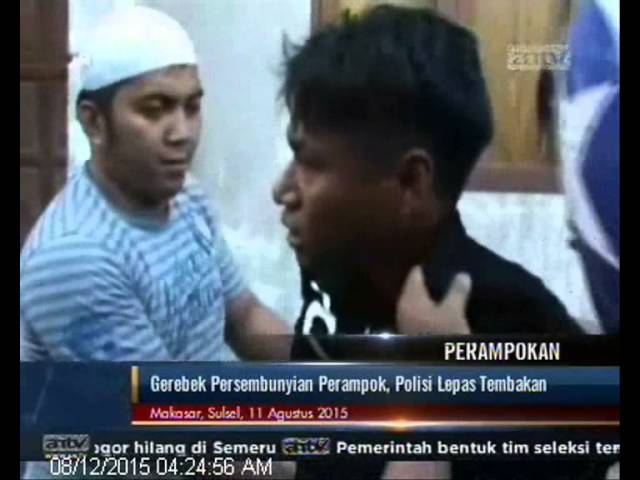 [ANTV] TOPIK PAGI PERAMPOKAN Gerebek Persembunyian Perampok, Polisi Lepas tembakan class=