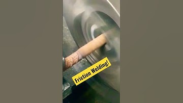 Friction Welding | How It Works | #shorts #mgmechanical #lathemachine #cnc #frictionwelding #welding
