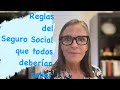 Regla del seguro social que todos deberan saber