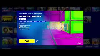 [TUTORIAL] FORTNITE: THE PIT FFA GREEN VS PURPLE - ISLAND CODE - HOW TO ENTER