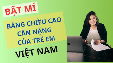 Bật mí bảng chiều cao cân nặng của trẻ em Việt Nam #tranthithuy #dinhduong #sứckhỏe