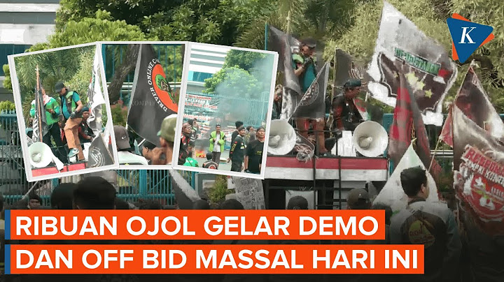 Hari Ini, Ribuan Ojol Demo dan Matikan Aplikasi Serentak