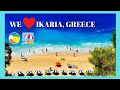 Island of IKARIA - The beautiful beach of FAROS 🏖️, scenic views!