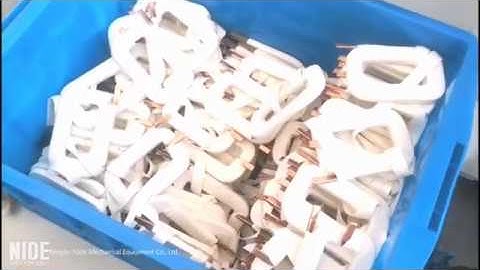 Automatic Magnetic field coil belt wrapping machine - NIDE mechanical