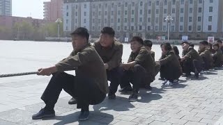 平壌で「国防体育」大会 人民軍創建８５年記念で