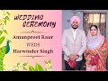 Live  wedding ceremony  amanpreet weds harwinder  lovely studio 9855012520