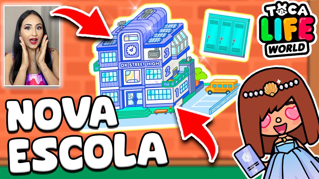 TOCA LIFE WORLD NOVA ESCOLA COM GINÁSIO NO TOCA BOCA?* New Update on Toca  Life 