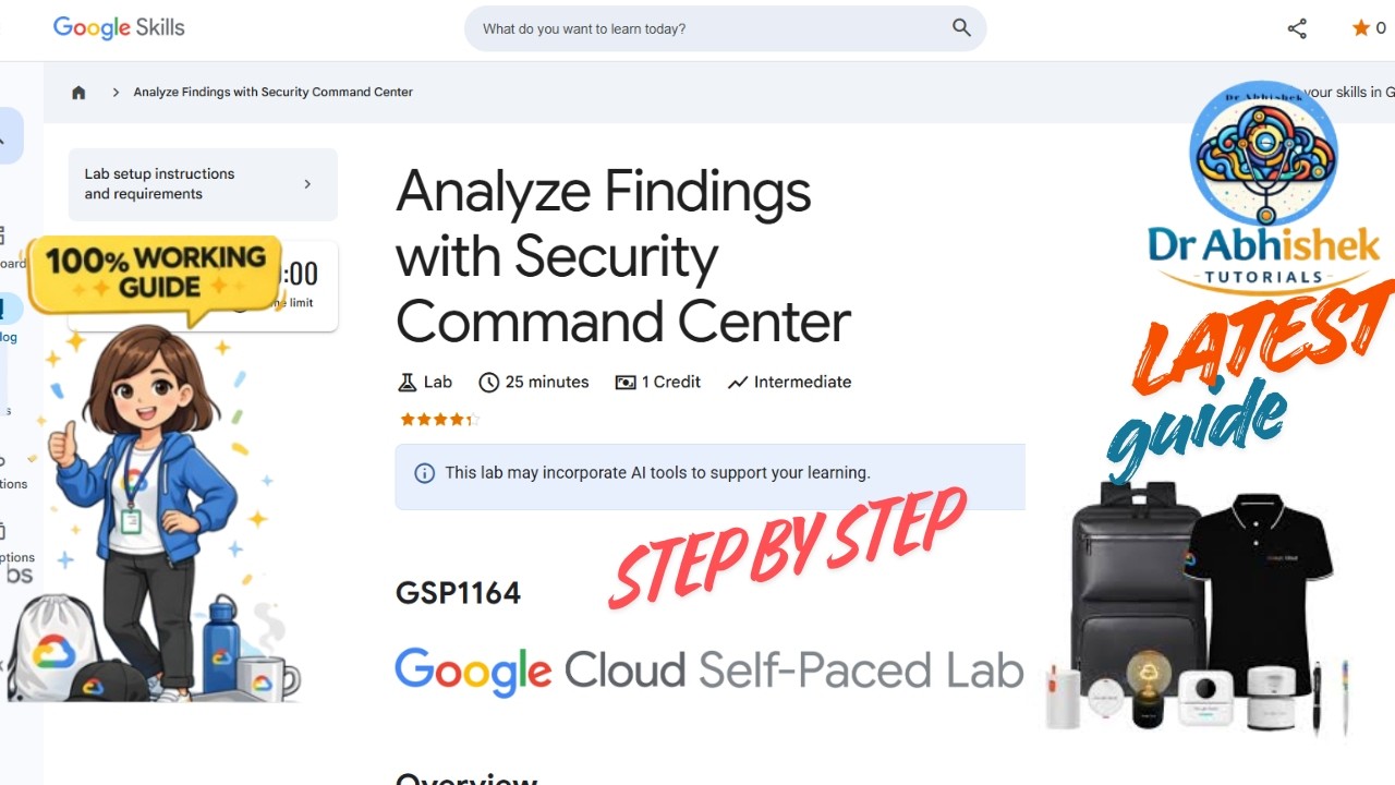Analyze Findings with Security Command Center | STEP BY STEP #GSP1164 # ...