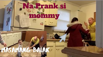 WATER SPRAY PRANK TO MOMMY | ANG MASAMANG BALAK NI KALBO | FILIPINA AMERICAN COUPLE