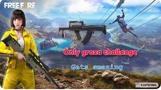 Only Groza Challenge - Free Fire #120