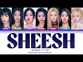 BABY MONSTER 아기 괴물 SHEESH LYRICS COLOR CODED LYRICS 