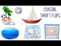 🔴Thrift Store Makeover Crafts, Thrift Flip DIY Decor, Nautical Coastal Beach Sea Summer Ideas