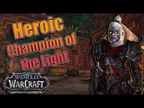Battle for Azeroth - Battle of Dazar'alor Heroic Champion of the Light Kill! Affliction Warlock POV!