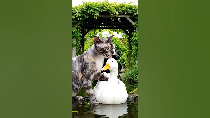 Video 11741541: cat garden, small cat