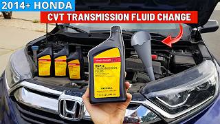 2014+ Honda CVT Transmission Fluid Change. CR-V, Civic, Accord, HR-V, Fit, Pilot, Odyssey
