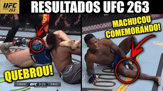 UFC 263 - TODOS OS RESULTADOS DO EVENTO - UFC ADESANYA VS VETTORI 2