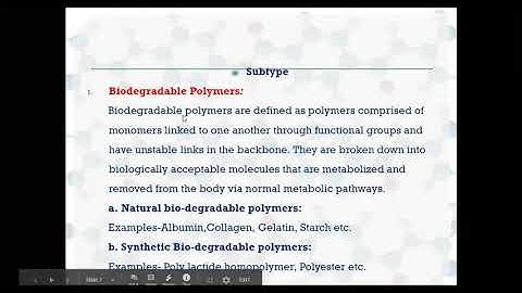 Polymer lecture 2 I  classification of polymers I Hindi & english I