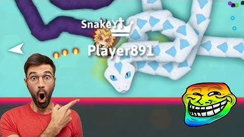 The Biggest Snake Dying Like A Noob! Snake. Io