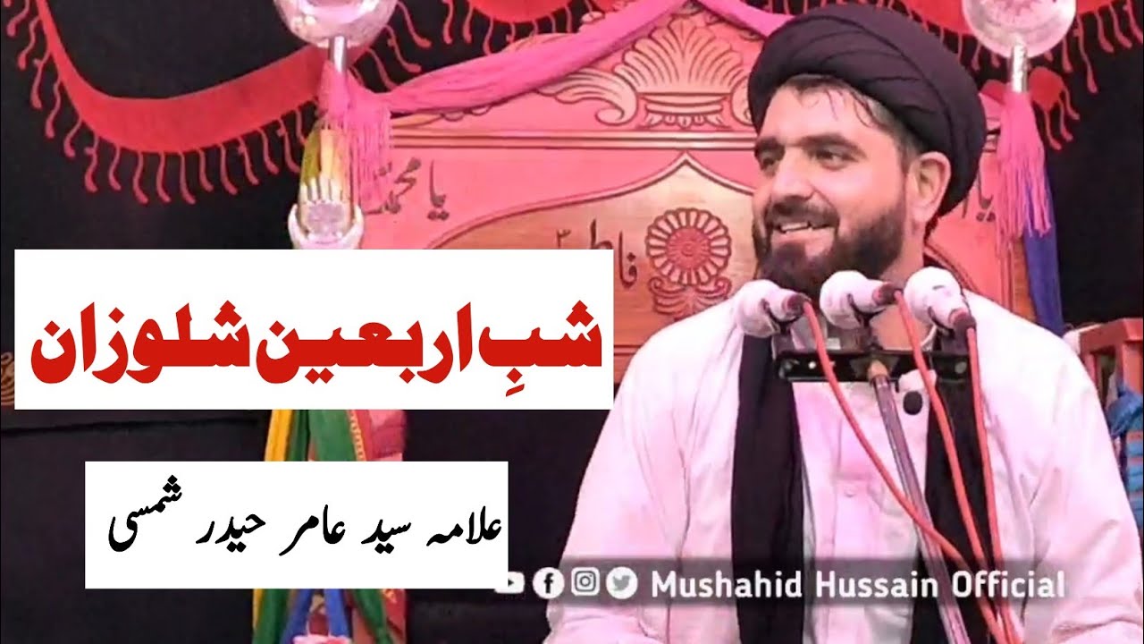 Shab e Arbaen Shalozan | Allama Sayed Amir Haider Shamsi | Shab e Arbaen 2022